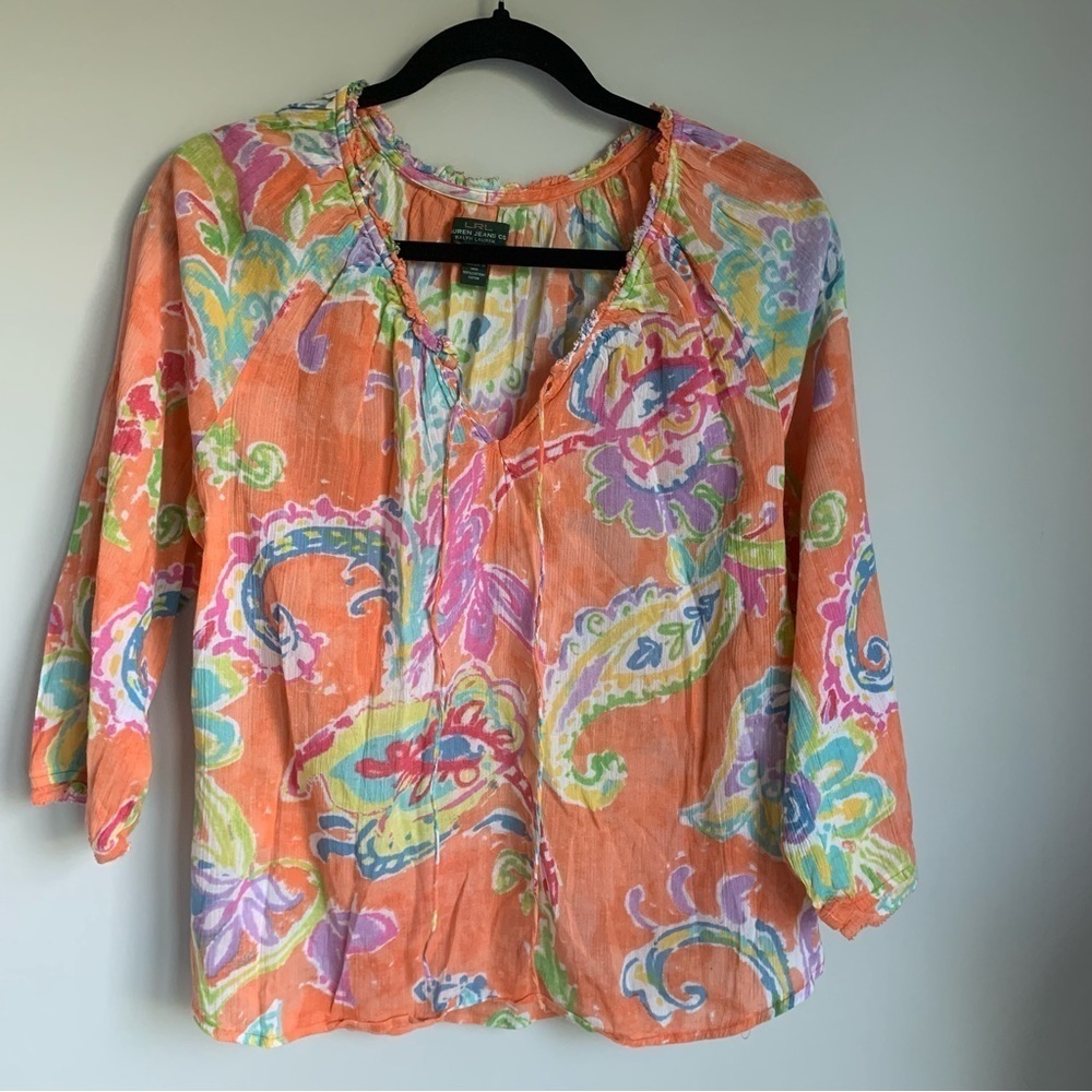 LRL Lauren Jeans Company blouse